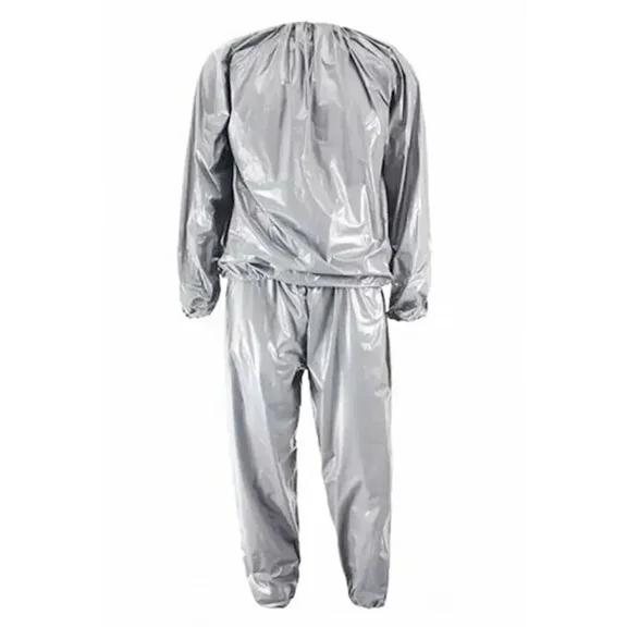 Unisex PVC Sauna Suit – Waterproof Sweat Workout Suit For Men & Women, Weight Loss Exercise, Gym Fitness, Anti-Rip Design
