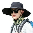thumbnail image 1 of Unisex Packable Bucket Hat Quick-Dry Sun Protection Outdoor Cap for Hiking Camping and Travel Black One Size, 1 of 3