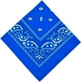 thumbnail image 1 of Unisex Paisley Pattern 100% Cotton Bandana Head or Neck Scarf: 1CT, 1 of 6