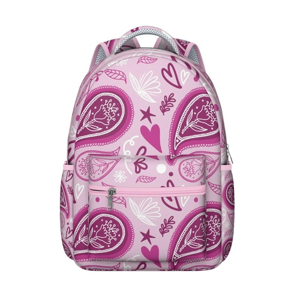 Unisex Paisley Print Backpack – Versatile Paisley Gift for Women & Men, Durable School Bookbag, Waterproof Laptop Compartment, Great for Commuting