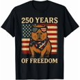 thumbnail image 1 of Unisex Patriotic American Capybara Freedom T-Shirt, 1 of 6