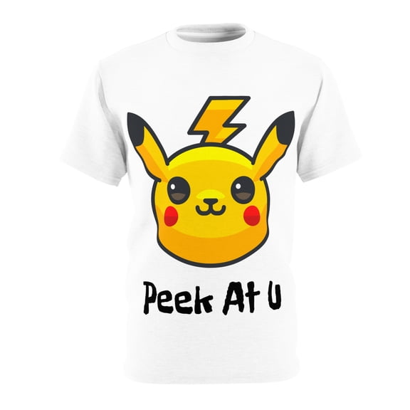 Unisex "Peek At U" Cut & Sew Tee