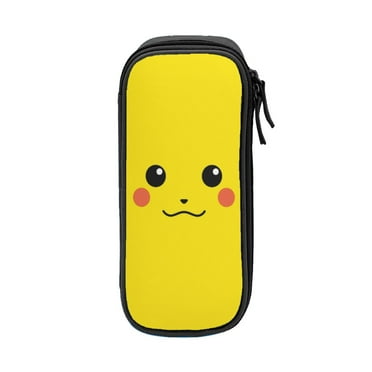 Unisex Pencil-Box, Pokemon 8 Multi Function Student Pencil Case / Stationery Bag / Cosmetic Bag/ Pen Bag Black