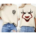 thumbnail image 1 of Unisex Pennywise Horror - Clown Balloon - Horror Characters T-Shirt, Sizes S-5XL, Tbun, 1 of 5