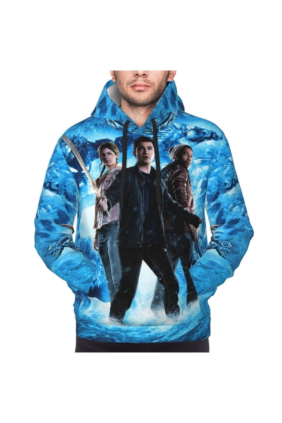 Unisex Percy Jack-so Pullover Hoodies 3D Print Novelty Sweatshirts Hoodie with Pocket for Men Women