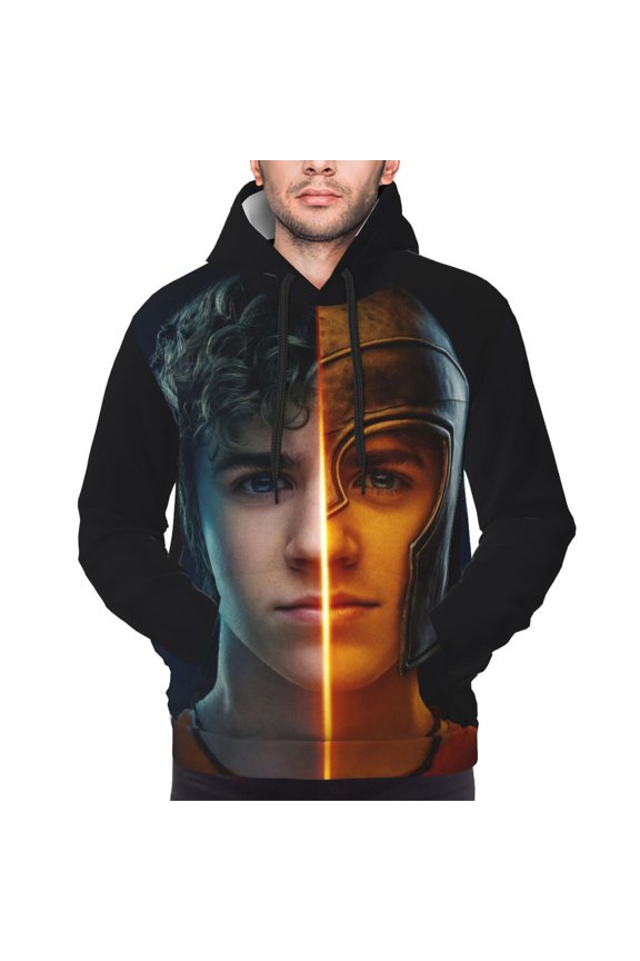 Unisex Percy Jack-so Pullover Hoodies 3D Print Novelty Sweatshirts Hoodie with Pocket for Men Women