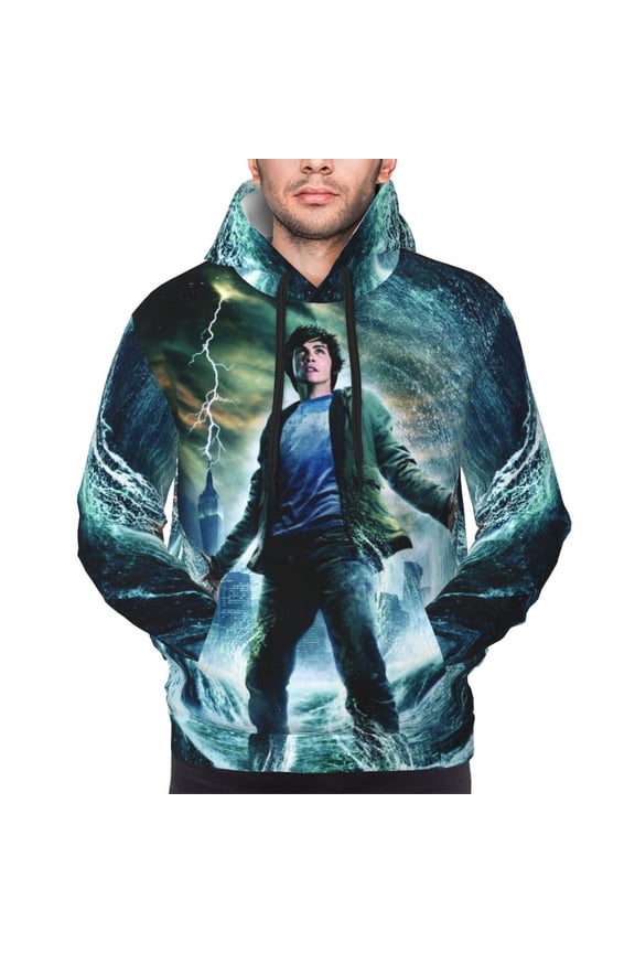 Unisex Percy Jack-so Pullover Hoodies 3D Print Novelty Sweatshirts Hoodie with Pocket for Men Women