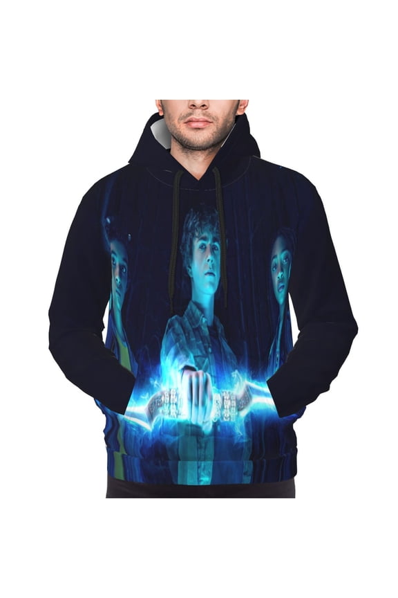 Unisex Percy Jack-so Pullover Hoodies 3D Print Novelty Sweatshirts Hoodie with Pocket for Men Women