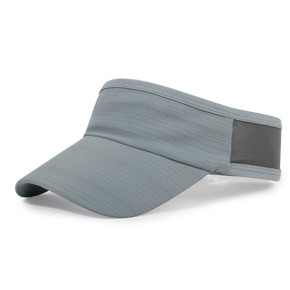 Unisex Performance Running Sun Visor Quick Drying Lightweight Sport Open Top Hat for Summer Athletic Tennis Golf Workouts, Dark Gray