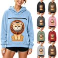 thumbnail image 1 of Unisex Pet Pouch Hoodie Pet Carrier Casual Oversized Kangaroo Pocket Pullover Sweatshirt Animal Holder Pet Carrier Hoodie Dog Pouch Sweatshirt, 1 of 9
