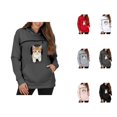 thumbnail image 1 of Unisex Pet Pouch Hoodie for Small Pets Fall Winter Long Sleeve Loose Pullover Sweatshirt with Pockets Dog Cat Carrier Hoodie, 1 of 9