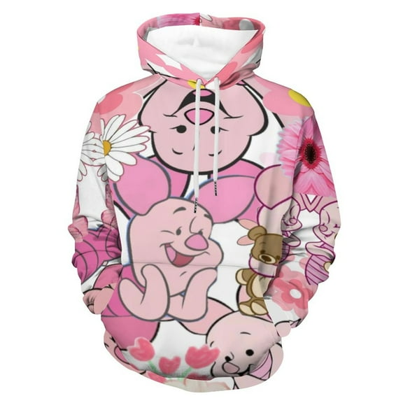 Unisex Pigl-e Pullover Hoodies 3D Print Novelty Sweatshirts Hoodie With Pocket For Men Women