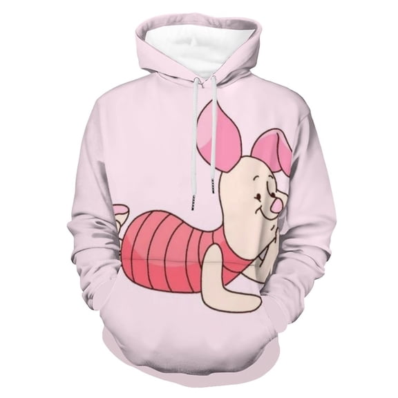 Unisex Pigl-e Pullover Hoodies 3D Print Novelty Sweatshirts Hoodie With Pocket For Men Women