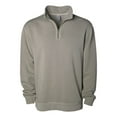 thumbnail image 1 of Independent Trading Co. PRM4600QZ 9oz. Unisex Midweight Pigment Dye Quarter Zip-Pigment Cement-L, 1 of 1