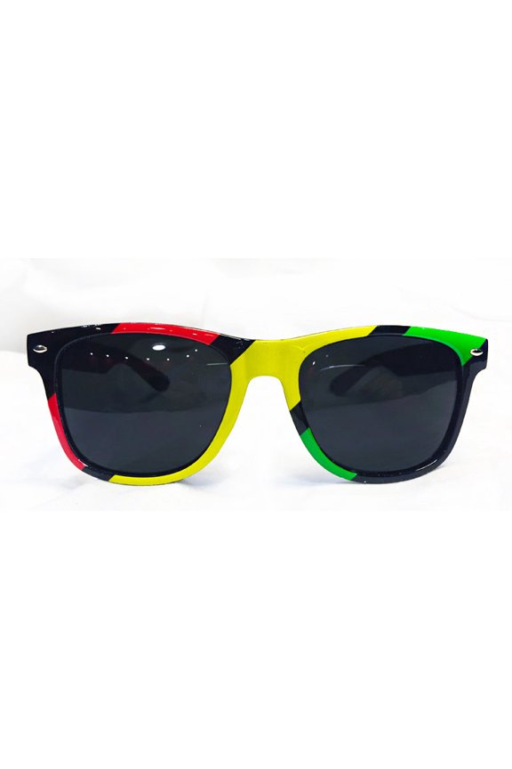 Unisex Pilot Sunglasses with Adjustable Frame PC Lens Aviator Glasses Fashion Eyewear Hip Hop Street Dance Glasses One