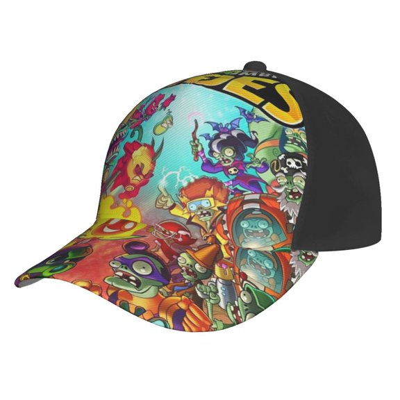 Unisex Plants vs Zombi-e Baseball Cap Adjustable Trucker Hat for Running Sports Hiking Camping