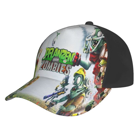 Unisex Plants vs Zombi-e Baseball Cap Adjustable Trucker Hat for Running Sports Hiking Camping