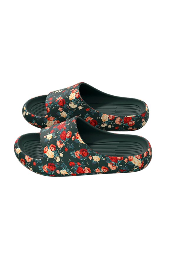 Unisex Platform Slide Sandals Non Slip House Slippers Indoor Outdoor Comfort Slides