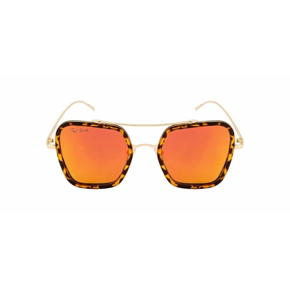 Unisex Polarized Full Rim Aviator Sunglasses With Metal Frame