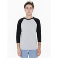 thumbnail image 1 of Unisex Poly-Cotton 3/4 Sleeve Raglan T-shirt, 1 of 1