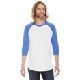thumbnail image 1 of Unisex Poly-Cotton 3/4 Sleeve Raglan T-shirt, 1 of 1