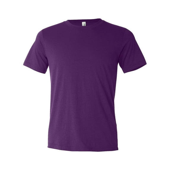Unisex Poly-Cotton Short-Sleeve T-Shirt - TEAM PURPLE - 2XL
