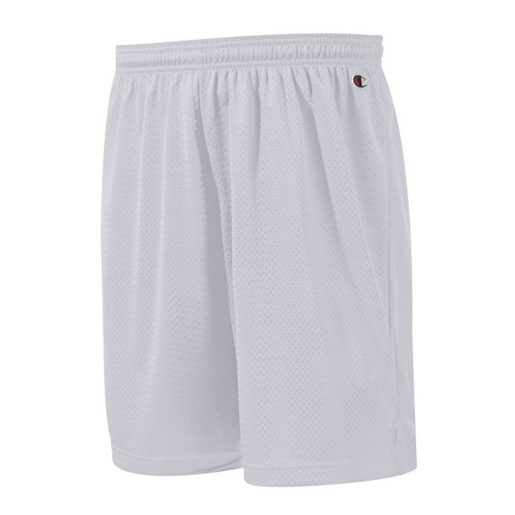 Unisex Polyester Mesh Short 9', Athletic Grey - L