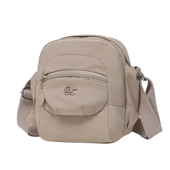 Unisex Portable Multi Pocket Crossbody Messenger Bag, Soft Oxford Durable Shoulder Handbag for Travel Outdoor Walking Daily Use