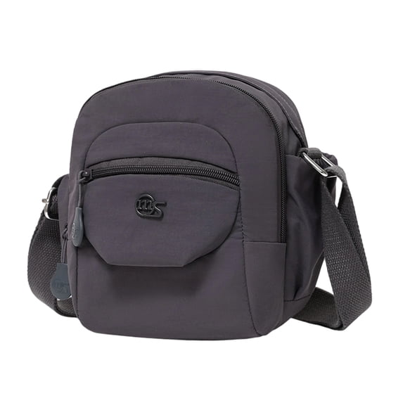 Unisex Portable Multi Pocket Crossbody Messenger Bag, Soft Oxford Durable Shoulder Handbag for Travel Outdoor Walking Daily Use