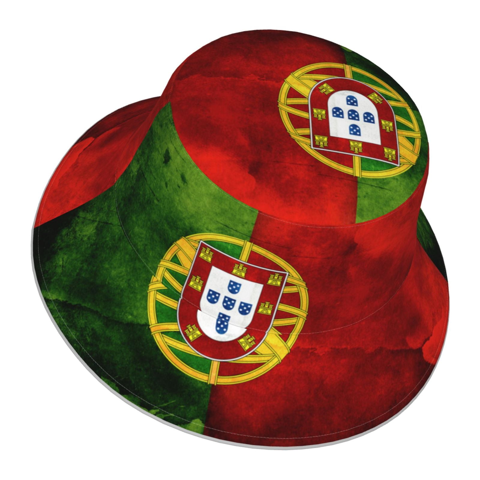 Unisex Portugal Portuguese Flag Bucket Hat Fisherman Cap