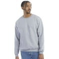 thumbnail image 1 of Unisex Powerblend Crewneck Long Sleeve Sweatshirt, 50/25/25 Cotton/Polyester/Recycled Polyester Fleece Winter Sweater (Light-Steel , L), 1 of 8