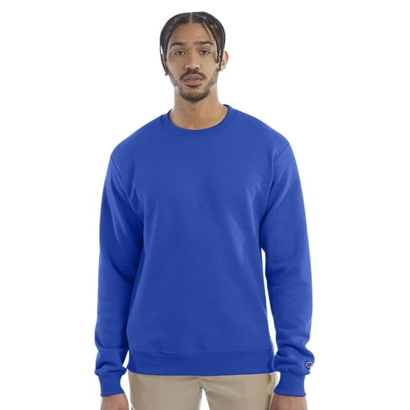 Unisex Powerblend Crewneck Long Sleeve Sweatshirt, 50/25/25 Cotton/Polyester/Recycled Polyester Fleece Winter Sweater (Royal-Blue , XL)