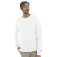 thumbnail image 1 of Unisex Powerblend Crewneck Long Sleeve Sweatshirt, 50/25/25 Cotton/Polyester/Recycled Polyester Fleece Winter Sweater (White , L), 1 of 8