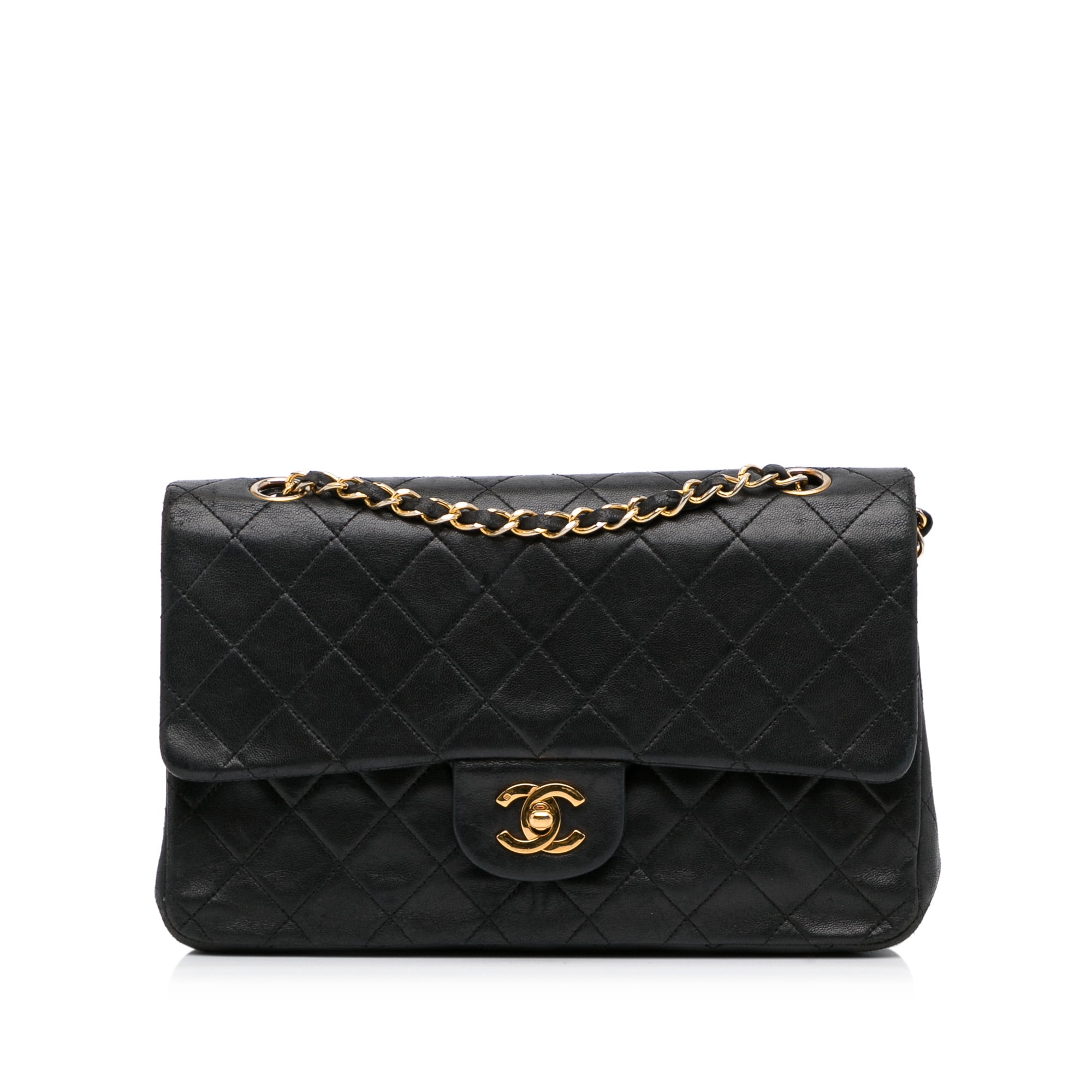 Unisex PreOwned Authenticated Chanel Medium Classic Lambskin Double