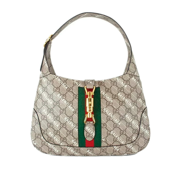 Dripping Plakater Ulykke Unisex Pre-Owned Authenticated Gucci The Hacker Project GG Supreme Jackie  1961 Coated Canvas Fabric Brown Shoulder Bag - Walmart.com