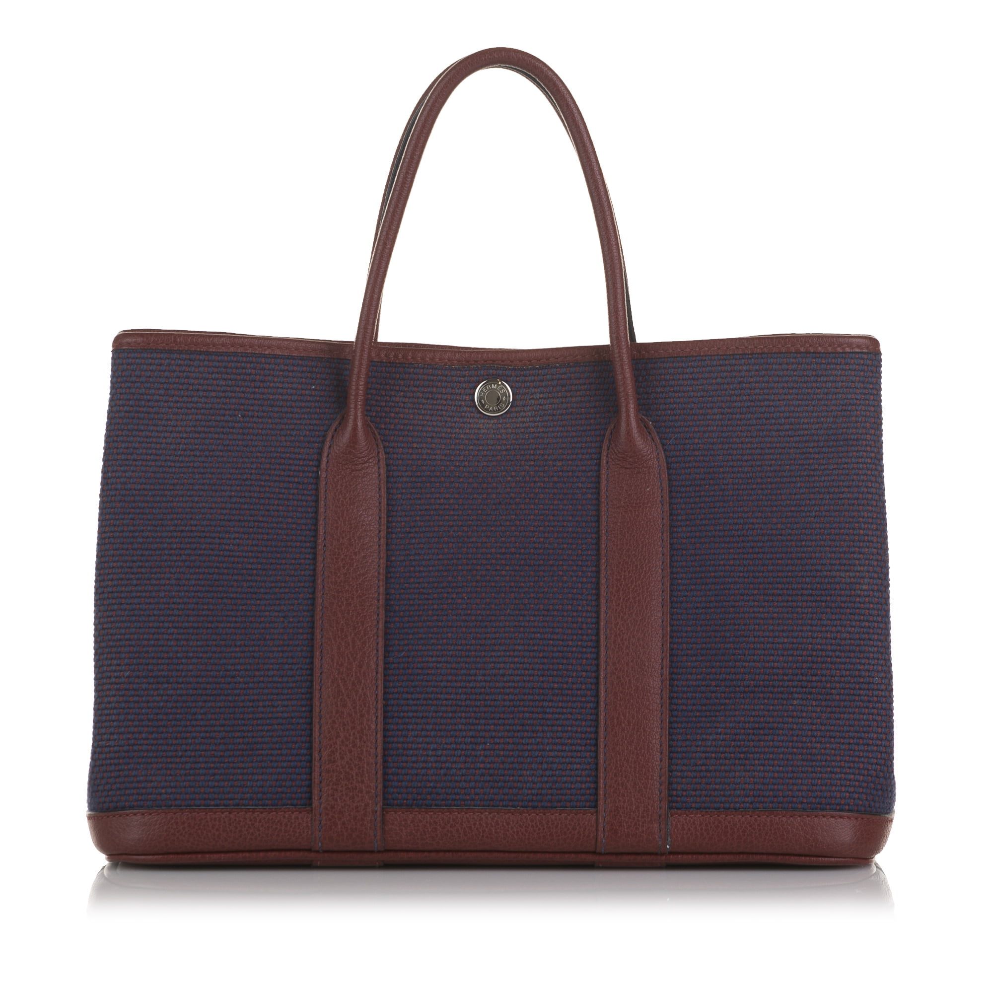 Hermès Canvas Garden Party 39 Shoulder Tote UV Purple - Bags