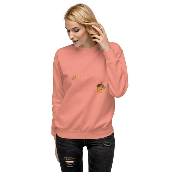 Unisex Premium Sweatshirt (Dusty Rose, 2XL)