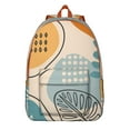 thumbnail image 1 of Unisex Print Bohemian Backpack, Boho Zipper Bag with Front Pocket, Lightweight Rucksack for School University Work Commute, Great Gift Idea, 1 of 5
