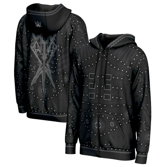 Unisex ProSphere Black The Undertaker Full-Zip Hoodie