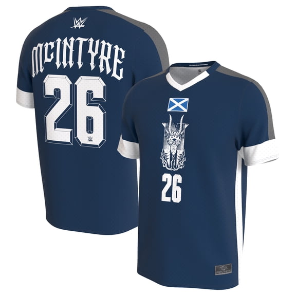 Unisex ProSphere Blue Drew McIntyre WWE Soccer Jersey