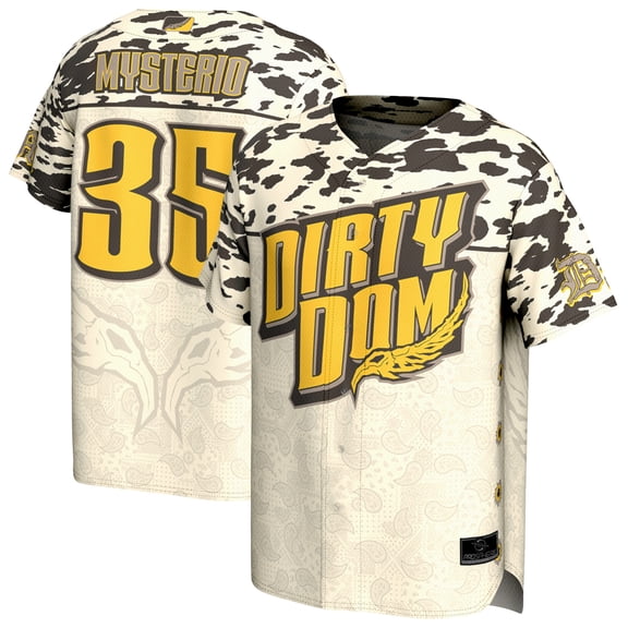 Unisex ProSphere Tan Dominik Mysterio San Diego Baseball Jersey