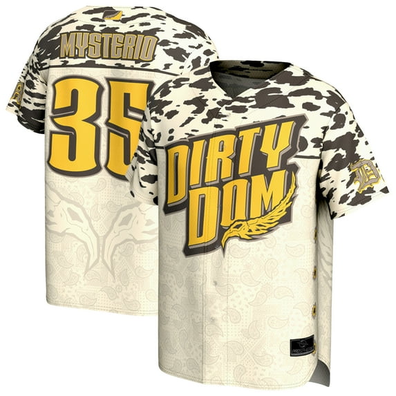 Unisex ProSphere Tan Dominik Mysterio San Diego Baseball Jersey
