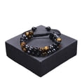 thumbnail image 1 of Unisex Protection Bracelet Hematite 8mm Men's And Women's Bead Bracelets Healing Crystal Jewellery Treatment Bracelets Bring Good Luck, 1 of 9