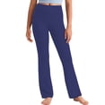 thumbnail image 1 of Unisex Pull on Sweatpants New Toddler Boys Girls Fashion Cute Sweet Elasticity Straight Sweatpants Kids High Waist Yoga Pants Style B-1 Navy 6 Years, 1 of 9