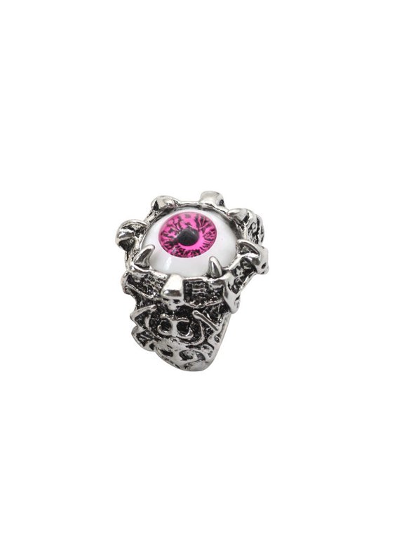 Unisex Punk Style Retro Eagle Claw Eye Ring Alloy Fashion Jewelry Gold Plated