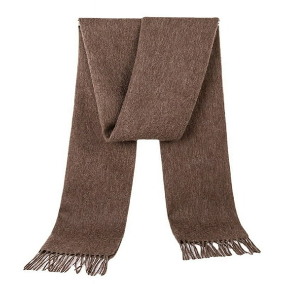 Unisex Pure Color Knit Scarf Warm Winter Shawl Wraps Soft Blanket Scarves for Men Women