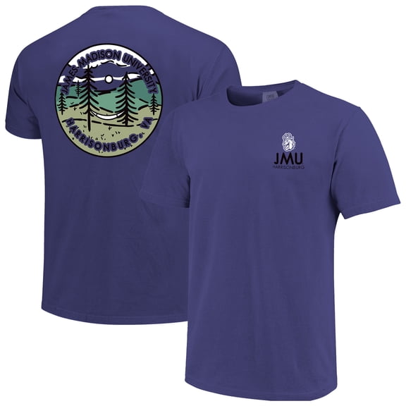 Unisex Purple James Madison Dukes Scenic Comfort Colors T-Shirt