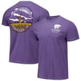 thumbnail image 1 of Unisex Purple Kansas State Wildcats Scenic Comfort Colors T-Shirt, 1 of 3