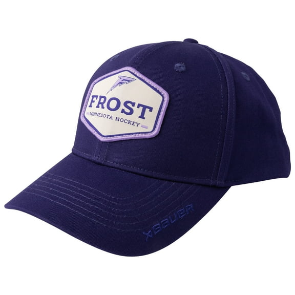 Unisex Purple Minnesota Frost Patch Snapback Hat