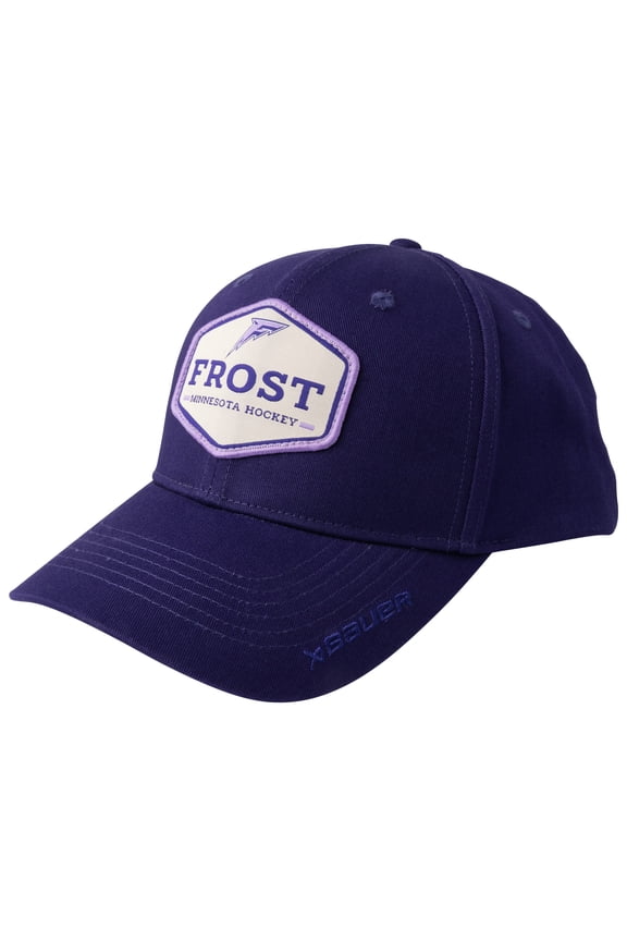 Unisex Purple Minnesota Frost Patch Snapback Hat